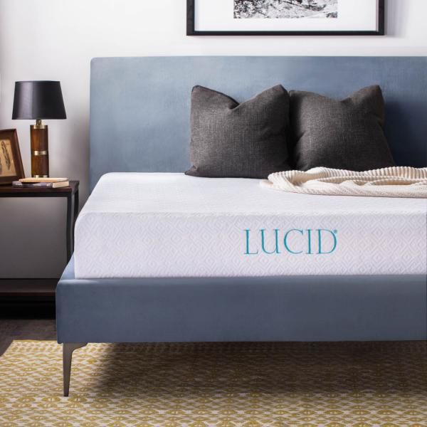 Lucid 10-inch gel memory foam mattress